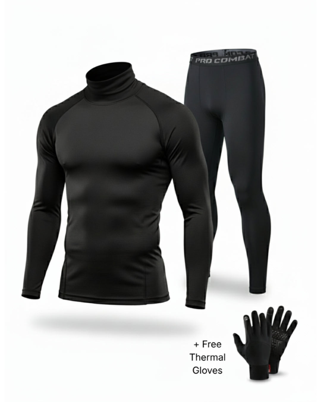 Thermal High-Neck Performance Set + Free Gloves
