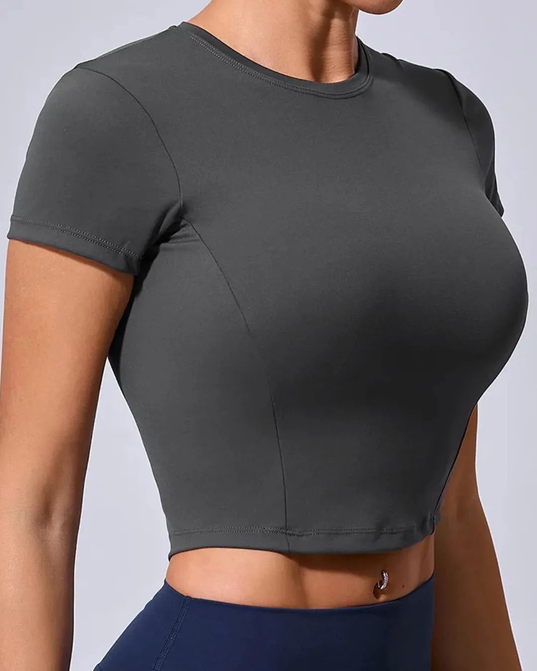Seamless Crop Tee