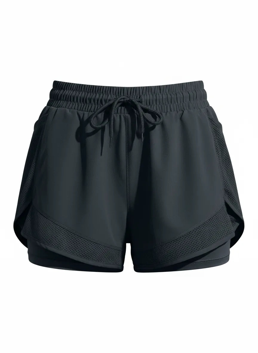 Dual-Layer Pocket Shorts