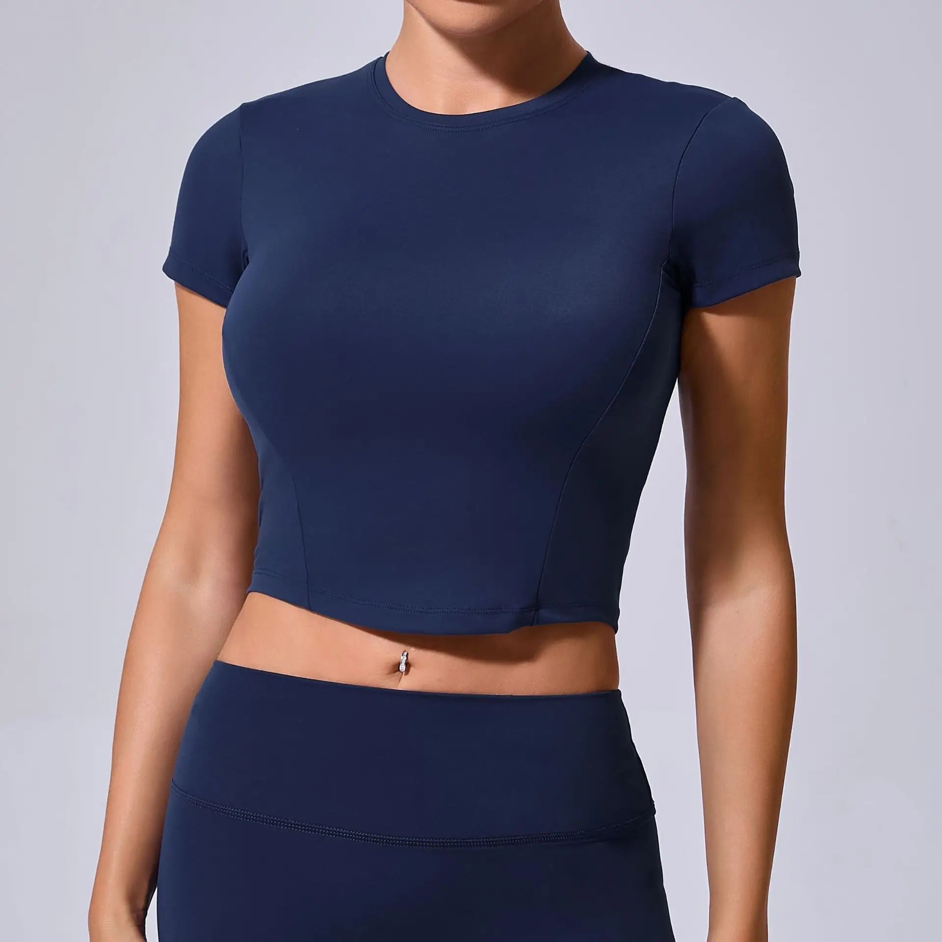 Seamless Crop Tee