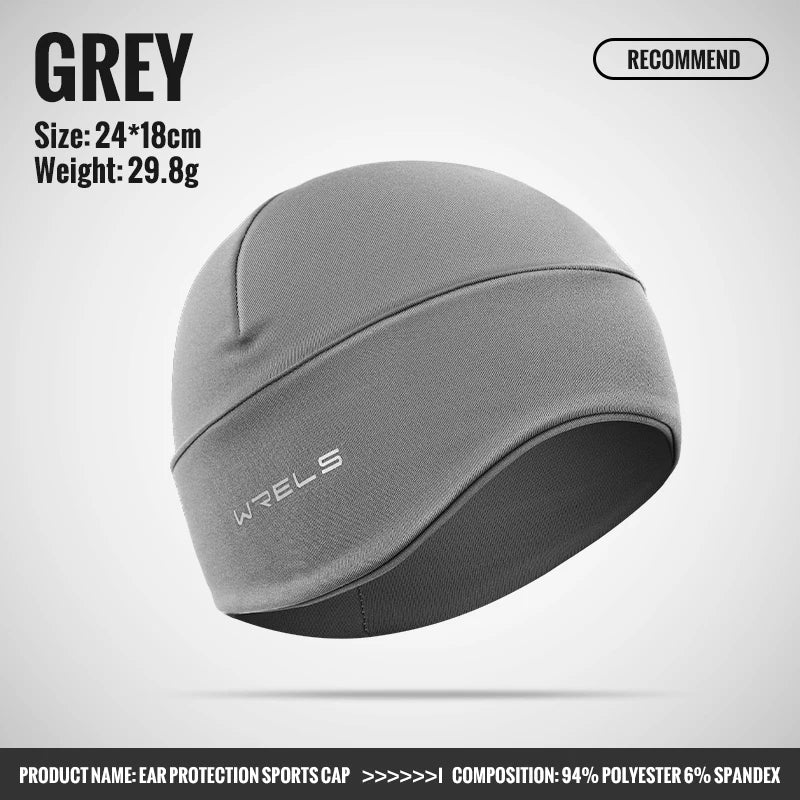 WRELS Winter Hats Windproof Sweat absorption Women Soft Warm Outdoor Cycling Hat Running Skiing Sports Beanie Autumn Winter Hat