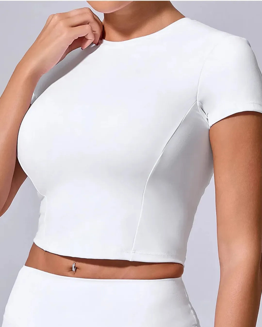 Seamless Crop Tee