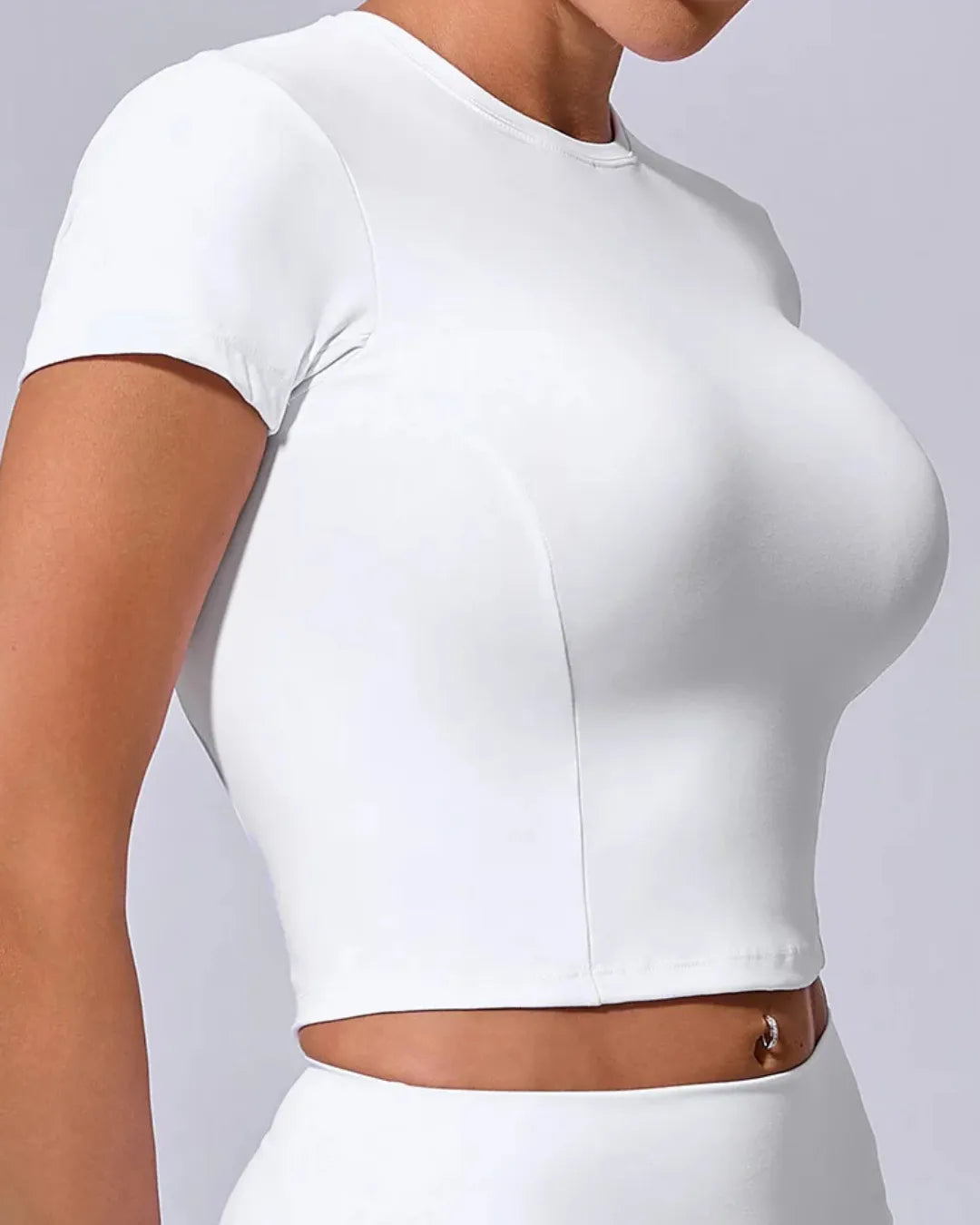 Seamless Crop Tee