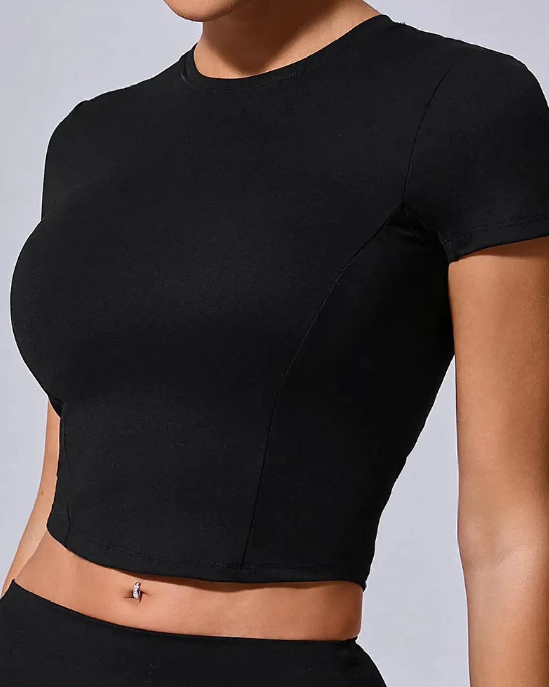 Seamless Crop Tee