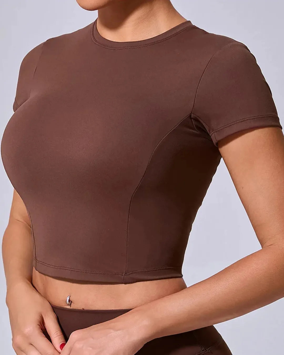 Seamless Crop Tee