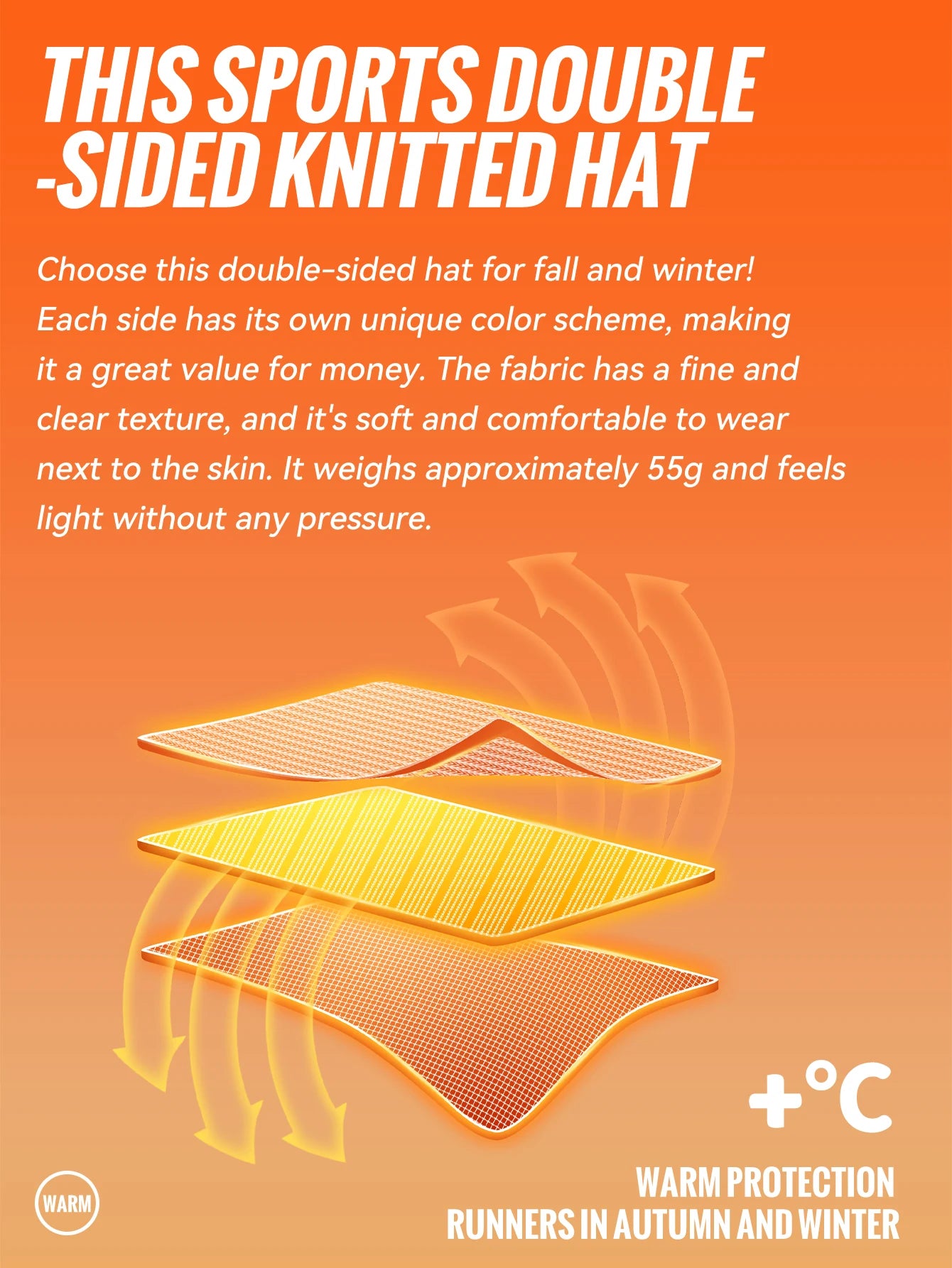 WRELS Skull Cap Fleece Beanie Winter Windproof Breathable Polar Beanie Cap Thick Unisex for Outdoor Exercising Cycling Cap