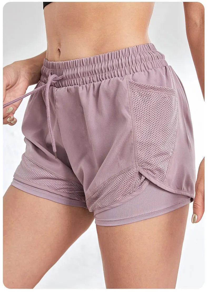 Dual-Layer Pocket Shorts