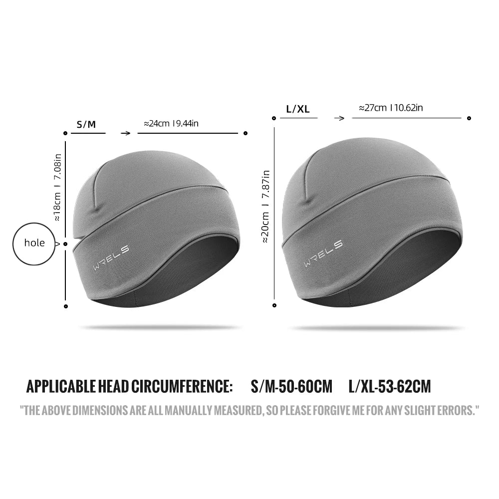 WRELS Winter Hats Windproof Sweat absorption Women Soft Warm Outdoor Cycling Hat Running Skiing Sports Beanie Autumn Winter Hat