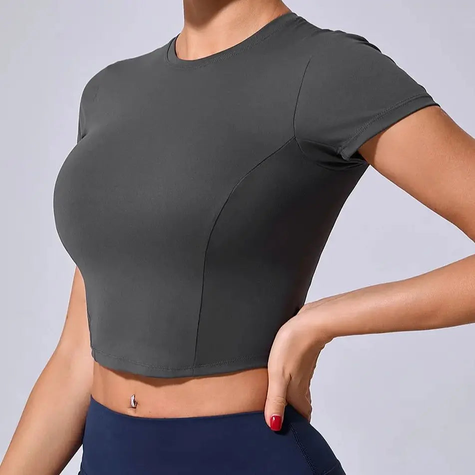 Seamless Crop Tee