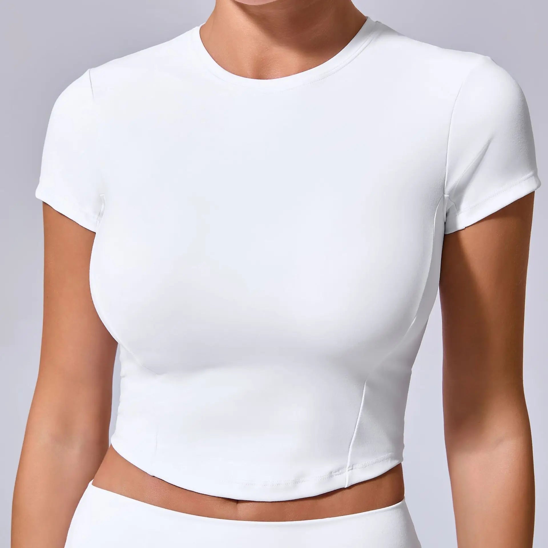 Seamless Crop Tee
